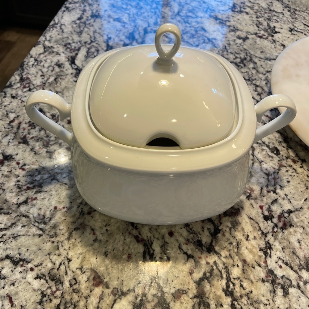 Porcelain soup tureen
